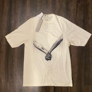 Rick Owens
Men's White Jumbo Tee  NEW